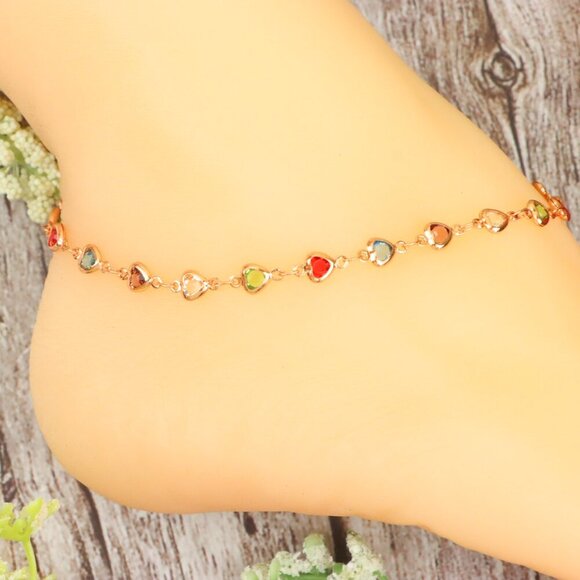 "Dainty Anklet for Women – Elegant Everyday Jewelry & Perfect Gift | MLCRC1307 - Picture 9 of 10
